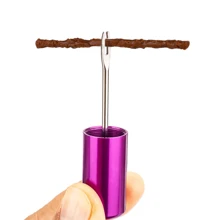 ZTTO Bicycle Tubeless Tire Fast Repair Kit For MTB And Road Bike Tires Bar End Hidden Tool Components Integrated Chain Cutter - Purple - View 6