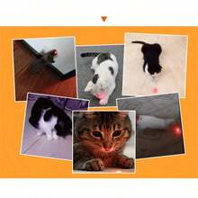 便携式激光笔猫玩具，迷你激光便携式 EDC 钥匙扣，猫的最佳玩具，迷你激光便携式 EDC 钥匙扣，宠物训练和猫互动玩具 - 彩色 - 查看 8