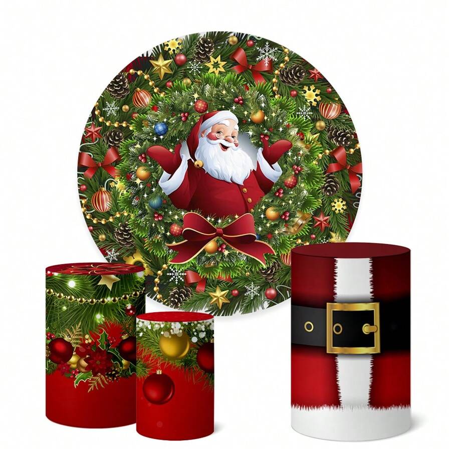 Trio Covers Cylinder + Round Panel 1.50m Party Birthdays Christmas - K1NAT050 - 查看 1