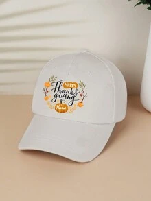 1 chiếc Mũ bóng chày màu trơn tùy chỉnh, thích hợp cho Lễ Tạ ơn và Mùa thu, Thiết kế nhẹ và có thể điều chỉnh cho Thể thao ngoài trời và Câu cá - A - Xem 2