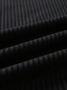 2pcs Girls Comfortable & Cute Mesh Ribbed Big Graphic T-Shirt And Front Bow Jumpsuit Jeans, Soft & Breathable, Fashionable & Versatile - Multicolor - View 8