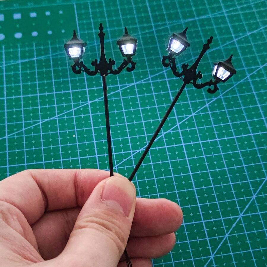 Miniature Garden Lamppost 3v12V Led Street Light For HO N Scale