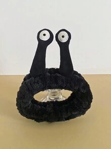 1 件趣味蜗牛图案可爱卡通天鹅绒发带，适合女孩、洗脸、护肤头带、美容、护肤产品、水疗、自我护理、护肤工具、面部护理、美容师用品、皮肤、洗面奶、面部 - 彩色 - 查看 4