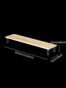 1 件木制阶梯式展示架,多层木制阶梯式活动人物香水化妆品收纳架 - 米色 - 查看 26