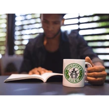 Witches Brew Coffee Mug Logo Halloween Theme Funny Motivation Inspiration 11-Ounce White Ceramic Cup