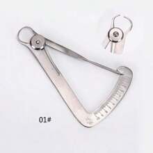 测量卡尺 指甲测量工具 工艺品配件 精细测量工具 金属尺 三角卡尺