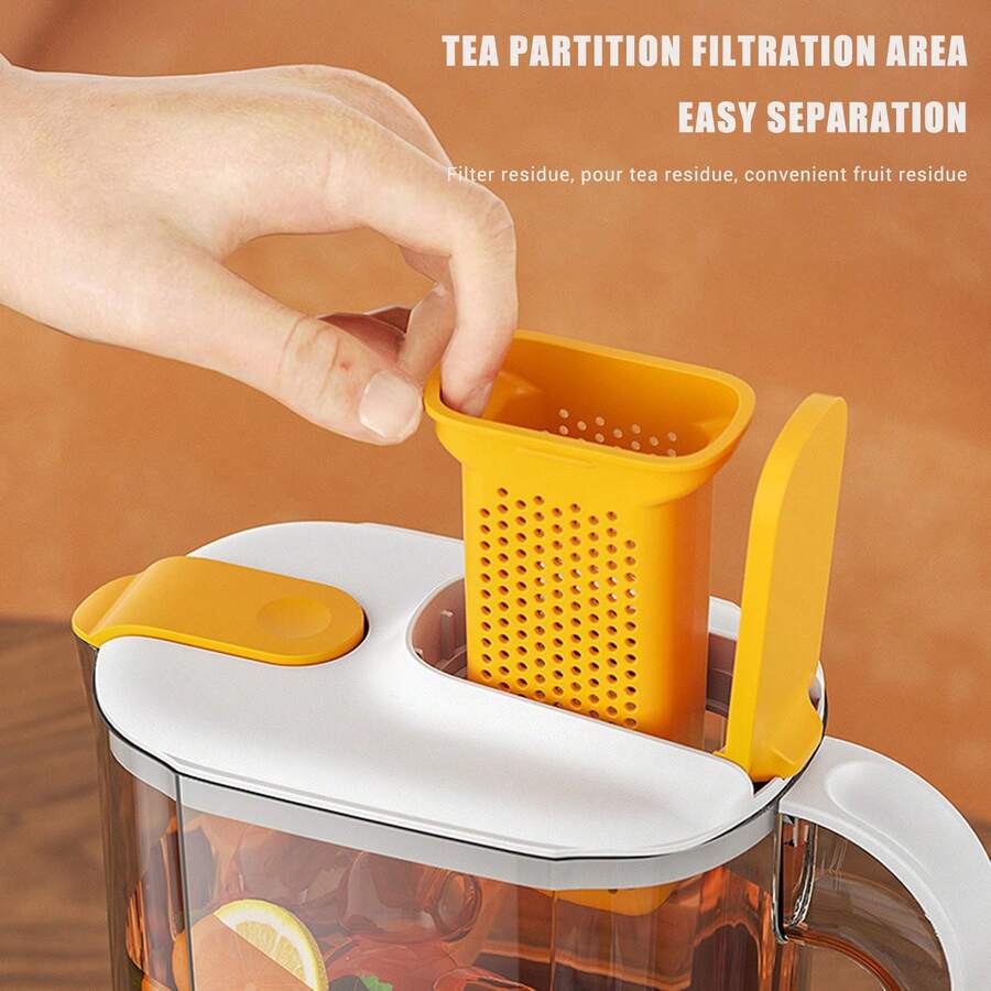Plastic Kettle With Lid, Refrigerator Kettle, Juice Container With Lid
