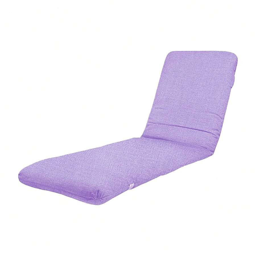 TIENDA EURASIA 戶外躺椅墊，可清洗套，纖維填充（淡紫色，120 x 50 公分）