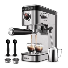 Italian Semi-Automatic Espresso Machine, 20 Bar Coffee Machine, Detachable Water Tank, Espresso Machine Set - View 1