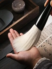 1pc Cọ vẽ và thư pháp Tứ Bảo truyền thống cỡ lớn, Cọ lông sói, Kích thước cực lớn để luyện câu đối và chữ Hán - Nhiều màu - Xem 1
