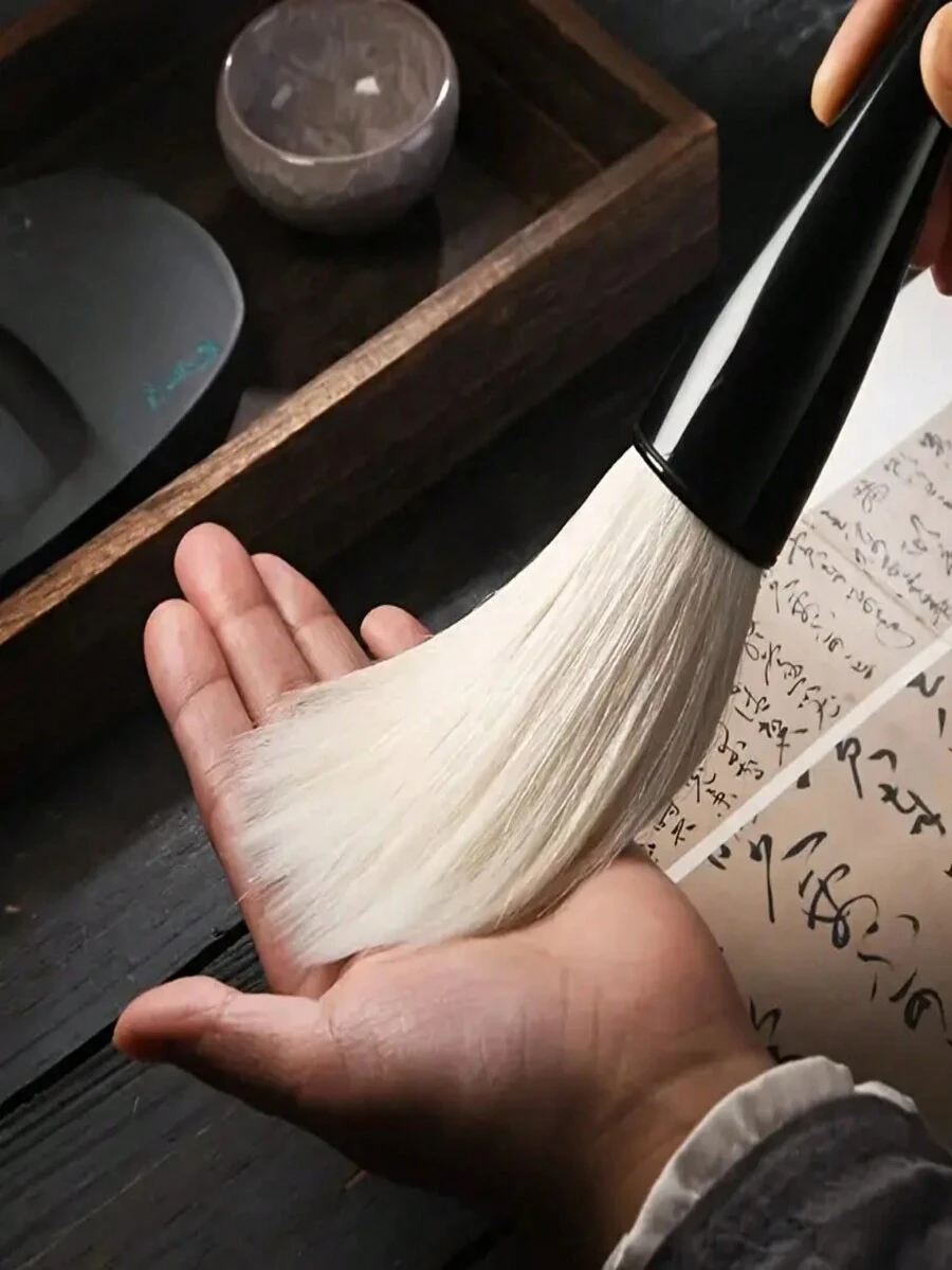 1pc Cọ vẽ và thư pháp Tứ Bảo truyền thống cỡ lớn, Cọ lông sói, Kích thước cực lớn để luyện câu đối và chữ Hán - Nhiều màu - Xem 1