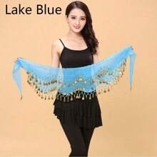 A Women's Belly Dance Waist Chain Belt Performance Practice Waist Chain - Multicolor - View 2