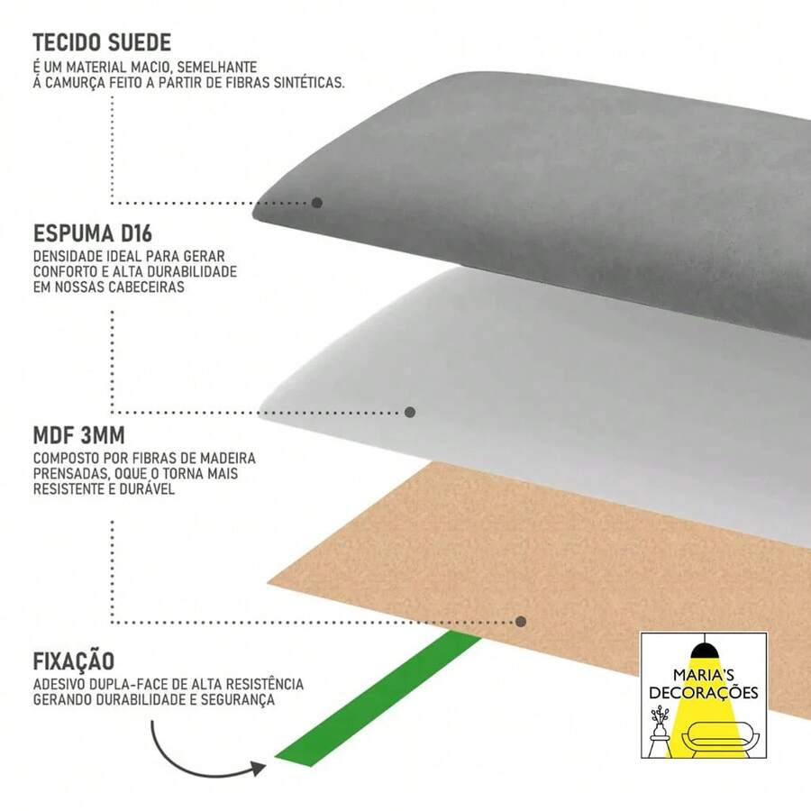 Queen Size Bed Headboard With 60x20 Modules Wall Sticker Complete Kits