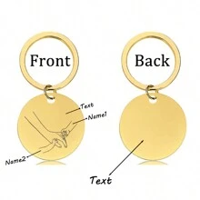 儿子赠送的定制妈妈钥匙扣礼物，个性化妈妈钥匙扣，刻有孩子名字，刻有姓氏，母亲节钥匙扣，送给母亲的礼物，不锈钢，时尚，多彩，可爱，迷人，简约，卡哇伊，时尚，男女通用，休闲，朋克，2000 年代时尚定制，个性化，独特，定制，送给他/她、男朋友、女朋友、家人的理想礼物，耐用，多彩，可爱，迷人，有趣，卡哇伊，Y2K，时尚，男女通用，休闲，定制，个性化，独特，定制，送给他/她的理想礼物，送给她/她、男朋友、女朋友、家人、朋友的理想礼物 - 單面客製 - 查看 7