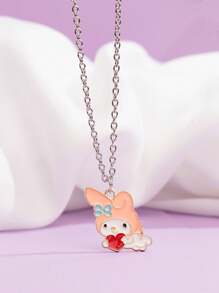 Sanrio Sanrio Hello Kitty Kuromi Melody Anhänger Halskette, 1 Stück süßer Anhänger Halskette, geeignet für den täglichen Gebrauch von Frauen