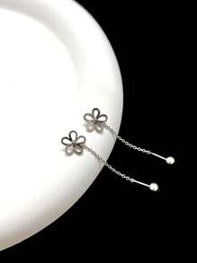 Hoa tai tua rua bướm mờ 3D hình trái tim đá mặt trăng tua rua thép titan, vít vàng/thép, thanh tổ ong, hoa tai tuyên bố thanh lịch thời trang mới, thiết kế tối giản, trang sức mùa hè - Nhiều màu - Xem 7