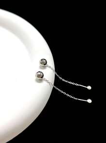 Hoa tai tua rua bướm mờ 3D hình trái tim đá mặt trăng tua rua thép titan, vít vàng/thép, thanh tổ ong, hoa tai tuyên bố thanh lịch thời trang mới, thiết kế tối giản, trang sức mùa hè - Nhiều màu - Xem 8