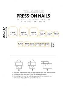 24 chiếc móng tay giả vuông màu trắng kiểu Pháp, bấm ngắn, móng tay giả Halloween & 1 miếng dán thạch & 1 miếng giũa móng tay, móng chân, dụng cụ làm móng - Nhiều màu - Xem 5