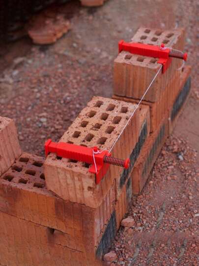 2pcs Brick Laying Wire Puller, Mud Hydraulic Wire Puller, Building Wire Rack, Mud Tile Worker Wire Fixer, Small Wire Puller