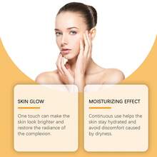 Kem dưỡng ẩm Vitamin C, làm sáng, che phủ khuyết điểm, làm đều màu da, kem dưỡng da mặt - Màu Cam cháy - Xem 2