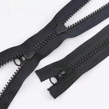 5 Pcs Meetee 8# Resin Zippers Close-End Open-End Long Auto Lock Zip For Coat Bags Tent Zipper Repair Sewing Accessory - 8# Resin - View 7