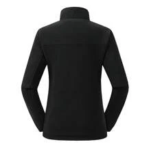 Women's Heated Jacket, Autumn And Winter Stand-Up Collar Windproof Outdoor Sports Casual Warm Heating Jacket (With Battery) - Black - View 2
