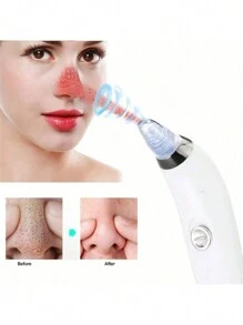 Professional Blackhead Vacuum Acne Cleaner Pore Remover Inhaler Spot Facial Cleaning Remover Face Care Beauty DeviceTools,Cleansing Beauty Device, Facial Cleansing, Blackhead Removal, Pore Minimizing, Electric Vacuum Blackhead Remover Acne White Heads Removal Facial & Skin Care Devices - White - View 1