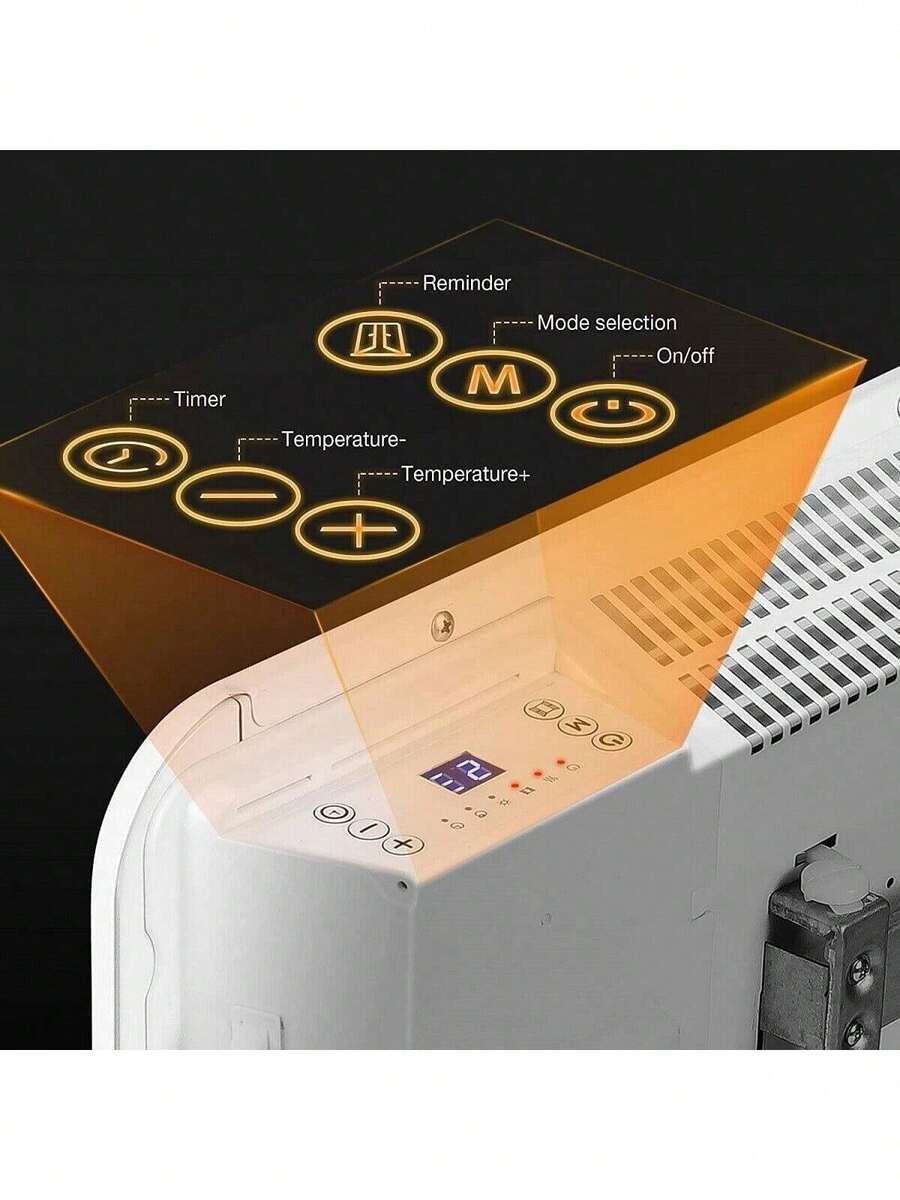 LUCKYERMORE LUCKYERMORE 1500W Electric Heater Office Space Heater