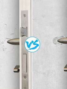 2 miếng chắn tay nắm cửa, chặn cửa êm, vỏ bảo vệ tay nắm cửa, đệm - Trong sáng - Xem 5