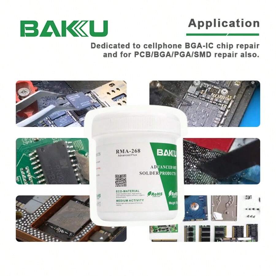 baku BAKU 100g RMA268 Solder Flux Solder Paste For BGA PCB Repairing