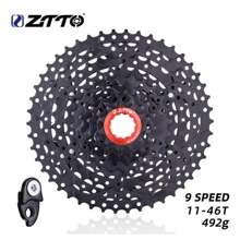 ZTTO 山地车 9 速自行车飞轮 宽齿比 9 速山地车链轮 9S 飞轮 K7 兼容 M430 M4000 M590