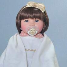 Bebê Reborn Luna Silicone Menina Pode Dar Banho