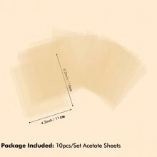 10pcs/Lot 17 Wires PVC Transparent Plastic Sheets 11X16CM For DIY Scrapbooking Handmade Paper Shaker Cards Album Photo Frame Accessories