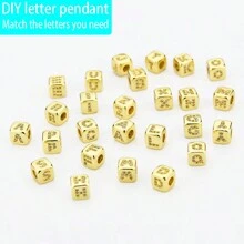 Spersonalizowany naszyjnik, DIY europejski i amerykański modny prosty wisiorek angielski naszyjnik z literą wisiorek