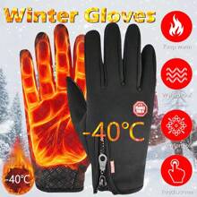 Men Windproof Waterproof Thermal Touchscreen Winter Gloves Halloween Accessories Winter Gloves