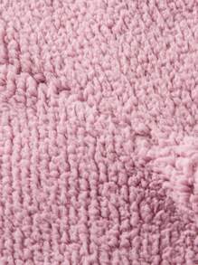 mini bala 男童女童羊毛休闲裤毛绒儿童长裤 - 紫紅 - 查看 7