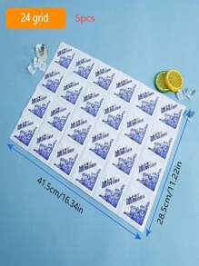 Pachete cu gheață de aviație cu auto-adăpare cu grilă 12/24, pentru livrarea alimentelor, camping, plaje - păstrați-vă alimentele și băuturile la rece oriunde! Grilele multiple pot fi tăiate și utilizate liber (textul de pe ambalajul exterior al diferitelor loturi este supus produsului real)