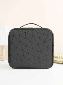 Étui à maquillage avec miroir lumineux LED, 3 couleurs de lumière LED, sac à maquillage professionnel, boîte à maquillage pour artiste de beauté, organisateur de vanité avec compartiments amovibles. Cadeau pour anniversaire/fête des mères/vacances. Fournitures de voyage et d'école, essentiels de voyage, trousse de maquillage, accessoires essentiels de vacances, sac cosmétique, sac de maquillage, organisateur de maquillage, rangement de maquillage, fournitures de rentrée scolaire