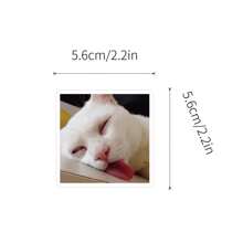 Gói 100 miếng dán hình mèo ngộ nghĩnh | Miếng dán thẩm mỹ bằng nhựa vinyl cho sổ lưu niệm, nhật ký, máy tính xách tay, cản, ván trượt, bình nước, máy tính, điện thoại, phim hoạt hình, mũ bảo hiểm, miếng dán xe hơi, nhãn dán, miếng dán mèo, gói nhãn dán - Nhiều màu - Xem 2
