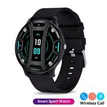 KESHUYOU 1pc Multi-Function Smart Watch For Men Women, Wireless Calls, Fitness Tracking, Fashion Round Smart Watch, IP68 Waterproof, Music, Camera Shutter, AI Voice, Alarms, Timers, Message Preview, Cycle Tracking, Custom Wallpapers, 100+ Sports Modes, Compatible With Android & IPhone, For Girlfriend Gift