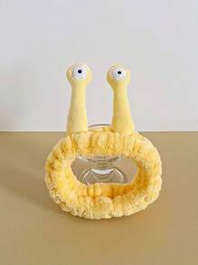 1 件趣味蜗牛图案可爱卡通天鹅绒发带，适合女孩、洗脸、护肤头带、美容、护肤产品、水疗、自我护理、护肤工具、面部护理、美容师用品、皮肤、洗面奶、面部 - 彩色 - 查看 13