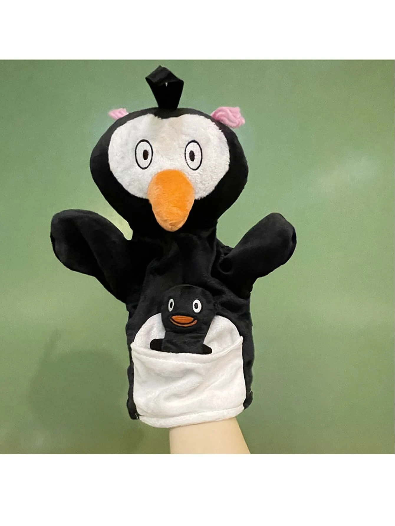 This Is A Plush Hand Puppet Doll, A Cute Companion Doll That Can Be