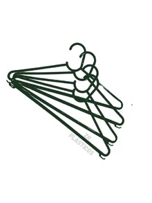 Kit Of 30 Black Hangers For Adults, Reinforced For Wardrobes And Shelves - 黑色 - 查看 3