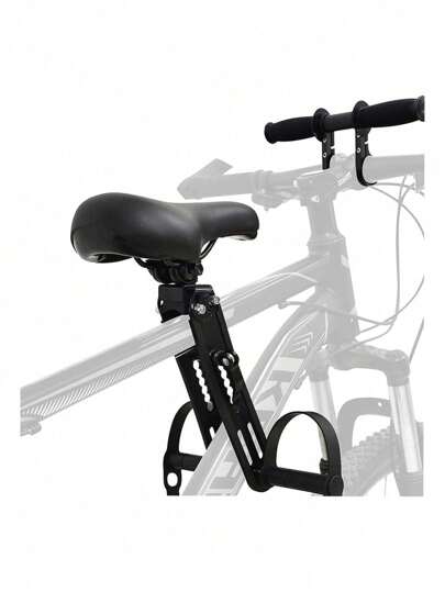 Sillín Frontal Universal Bicicleta para Niños 2-8 Años 35kg Asiento de Bicicleta para Niños con Manubrio, Asientos de Bicicleta para Niños Montados en la Parte Delantera con Pedales de Pie, Accesorios de Ciclismo Desmontables para Padres e Hijos, Fácil de Instalar, Hecho para Bicicletas de Montaña, Asiento de Bicicleta para Niños Profesional, Montado en la Parte Delantera, Compatible con la Mayoría de Bicicletas