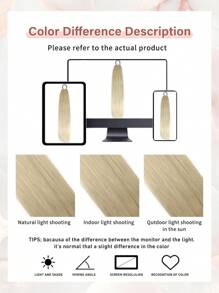 16inch/26 Inch/34 Inch Ponytail Extensions, Versatile Elastic Band Light Brown To Blonde Ponytail Heat Resistant Extension For Women, Long Straight DIY Wrap Around Ponytail Soft Natural Synthetic Pony Tails For Women Daily Cosplay And Christmas Music Festival Carnival New Year Gifts Used - Multicolor - View 10