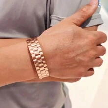 Pure Copper Magnetic Bracelets For Men Women Adjustable 15.5mm Wide Cuff Bangles Vintage Health Energy Magnet Jewelry