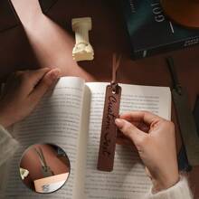Marcapáginas de cuero personalizados hechos a mano, marcadores de página de cuero genuino personalizados para lectores, amantes de los libros, escritores, accesorios, de vuelta a la escuela, multifuncionales, ornamentales, reutilizables, modernos, coloridos, lindos, vintage, de dibujos animados, kawaii, personalizados, únicos, personalizados, trabajadores, clientes, estudiantes, para negocios/trabajo/oficina, para la escuela, marcapáginas personalizados, fácil comodidad
