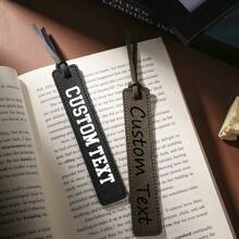 Marcapáginas de cuero personalizados hechos a mano, marcadores de página de cuero genuino personalizados para lectores, amantes de los libros, escritores, accesorios, de vuelta a la escuela, multifuncionales, ornamentales, reutilizables, modernos, coloridos, lindos, vintage, de dibujos animados, kawaii, personalizados, únicos, personalizados, trabajadores, clientes, estudiantes, para negocios/trabajo/oficina, para la escuela, marcapáginas personalizados, fácil comodidad