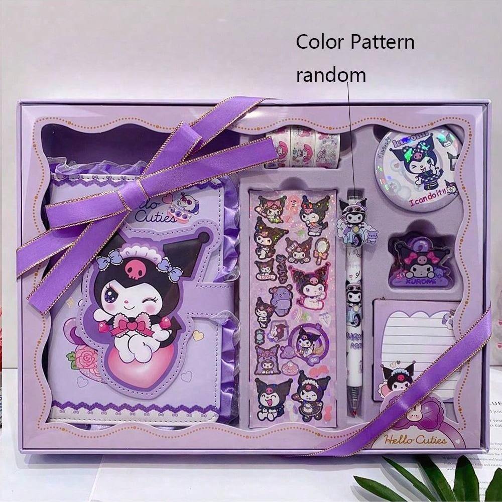 Sanrio Medal Sticker Planner Set Hello Kitty Gift Box Patterned Sanrio Medal Sticker Planner Set Hello Kitty Gift Box Patterned