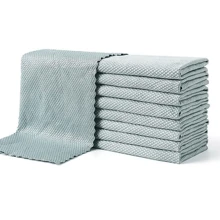 Hbdieuo 10pcs Blue Microfiber Cloths, Suitable For Cleaning Cars, Kitchen Countertops, Super Soft Car Washing Towels, Automotive Cleaning Drying Rags, Household Kitchen Dishcloths - Cadet Blue - View 7